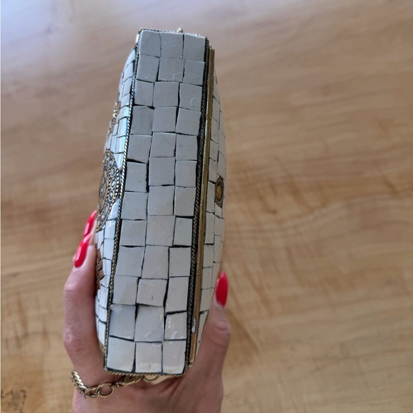 NWOT Antik Kraft Greek style shoulder clutch - Picture 4 of 6